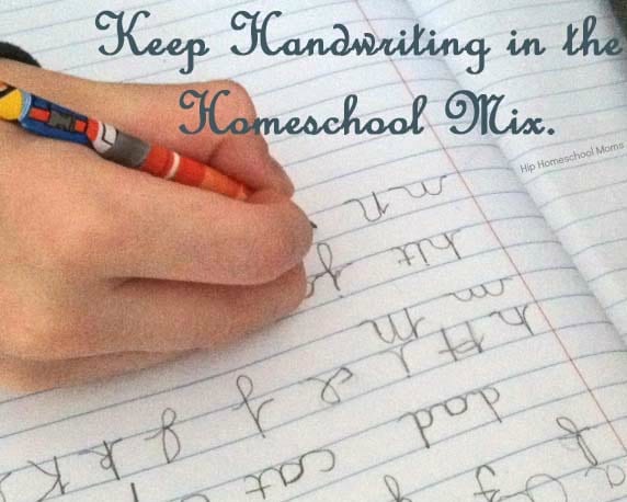 Should We Keep Handwriting in the Homeschool Mix?