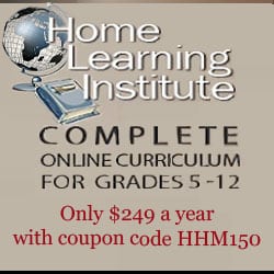 HHM Home Learning Institute Banner