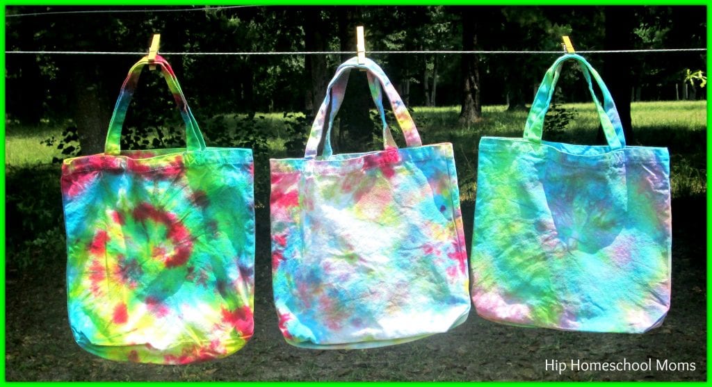 HHM Tie Dyed Book Bags