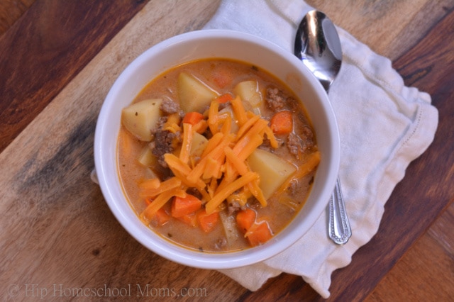 Cheeseburger Soup