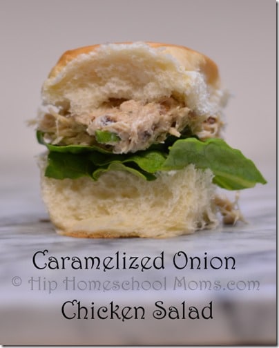 Caramelized Onion Chicken Salad Sandwiches