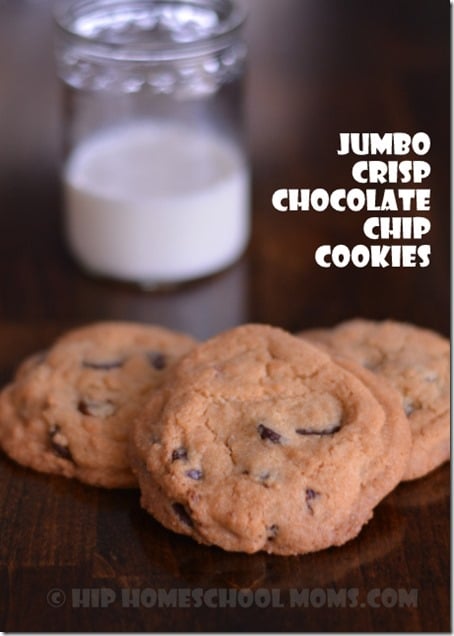Jumbo Crisp Chocolate Chip Cookies