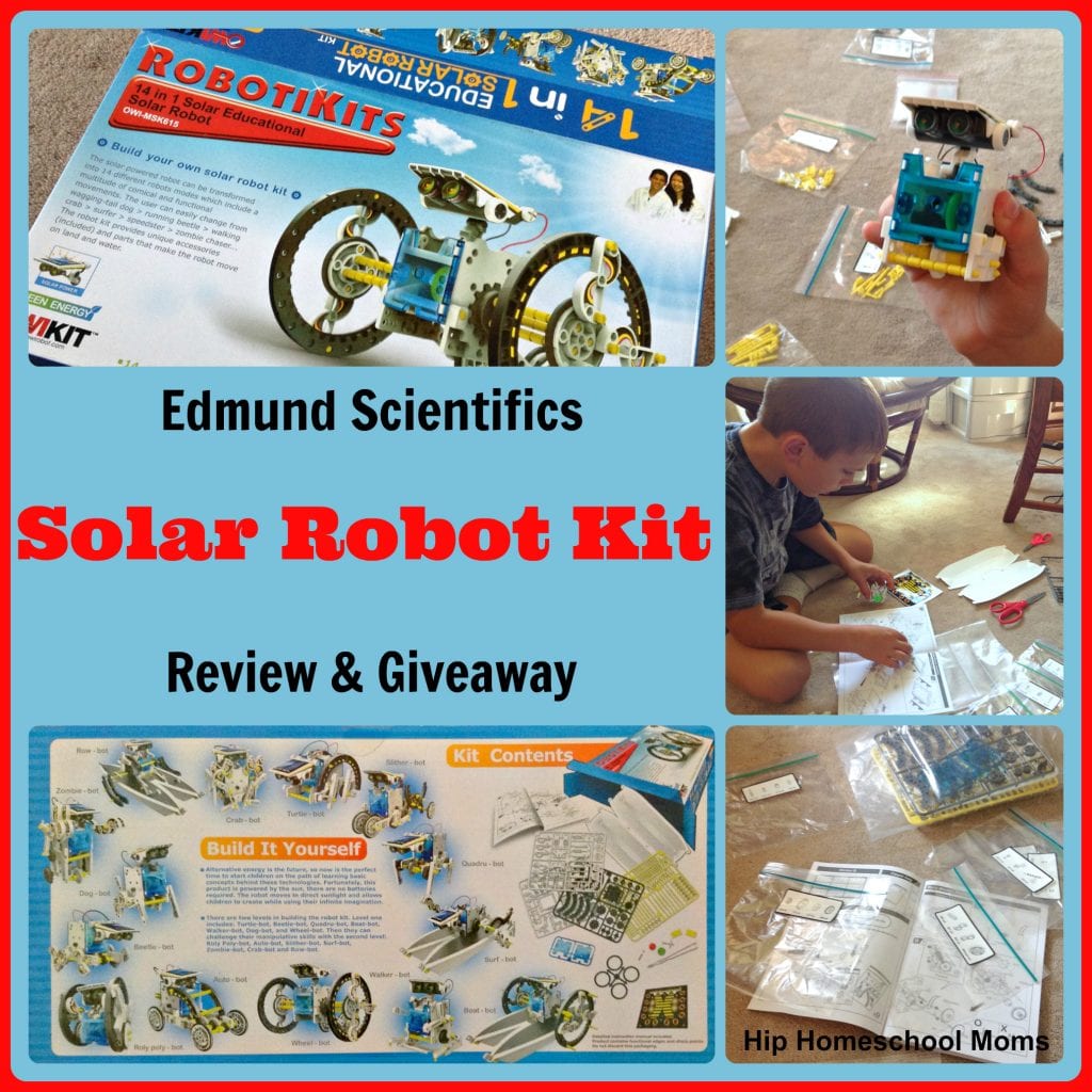 Edmund Scientifics Solar Robot Kit Review & Giveaway from Hip Homeschool Moms