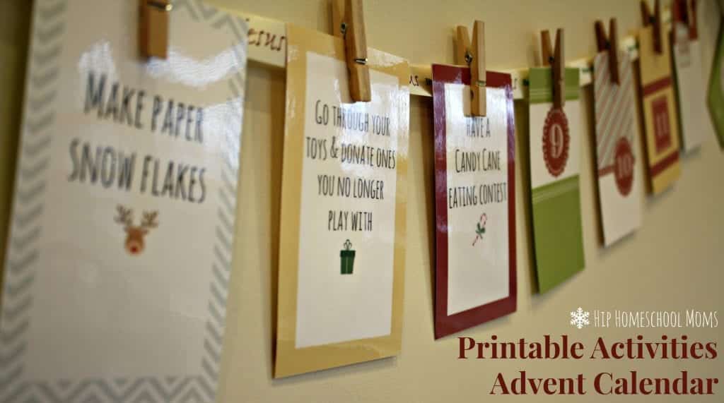 Printable Advent Activities Calendar