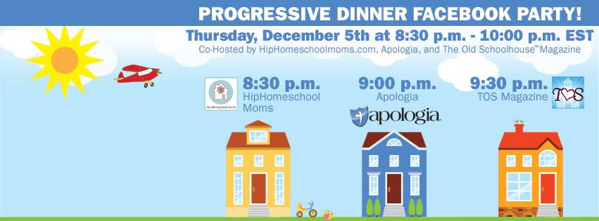 HHM Facebook Progressive Dinner Party
