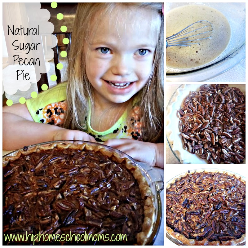 Natural Sugar Pecan Pie  Recipe | Hip Homeschool Moms