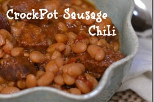 Crockpot Sausage Chili