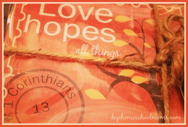 love hopes all things