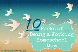 10 Perks of Being a Working Homeschool Mom!