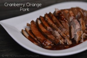 Cranberry Orange Pork