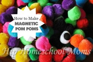 Tutorial for Math Manipulatives: How to Make Magnetic Pom Poms