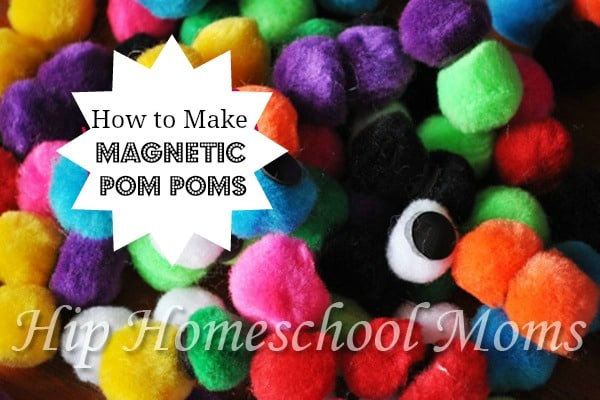 magnetic pom poms pinnable image