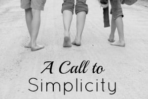 A Call to Simplicity