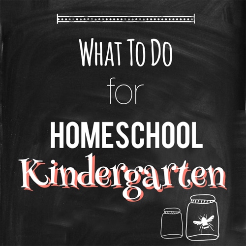 Thoughts from an older mom on homeschool kindergarten