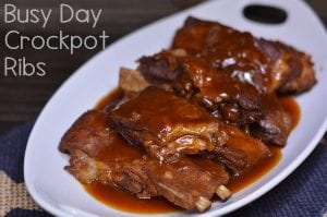 Busy Day Crockpot Ribs from Hip Homeschool Moms