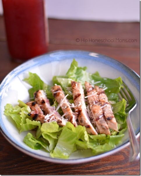 Grilled Chicken Salads from Hip Homeschool Moms