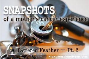 Snapshots of a Mother’s Cancer Experience — A Tattered Black Feather Pt 2