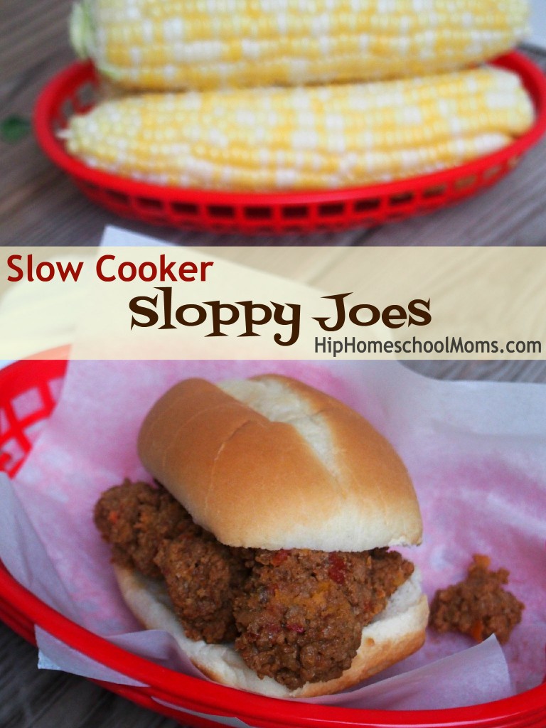 Slow Cooker Sloppy Joes Recipe | HipHomeschoolMoms.com