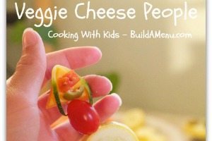 Fun with Food: Veggie Cheese People