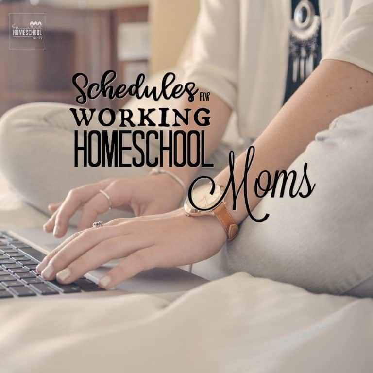 Schedules for Working Homeschool Moms