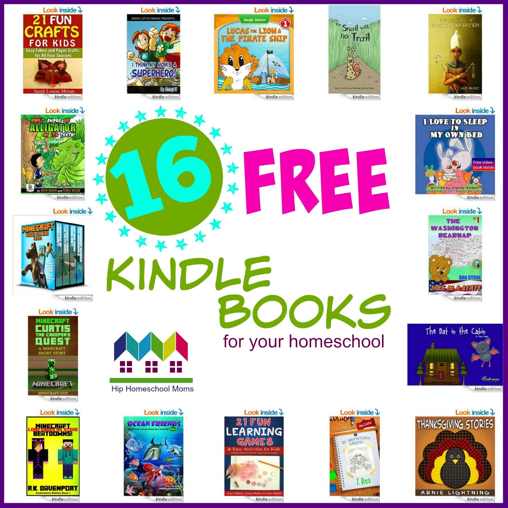 16 Free Kindle Books for your Homeschool