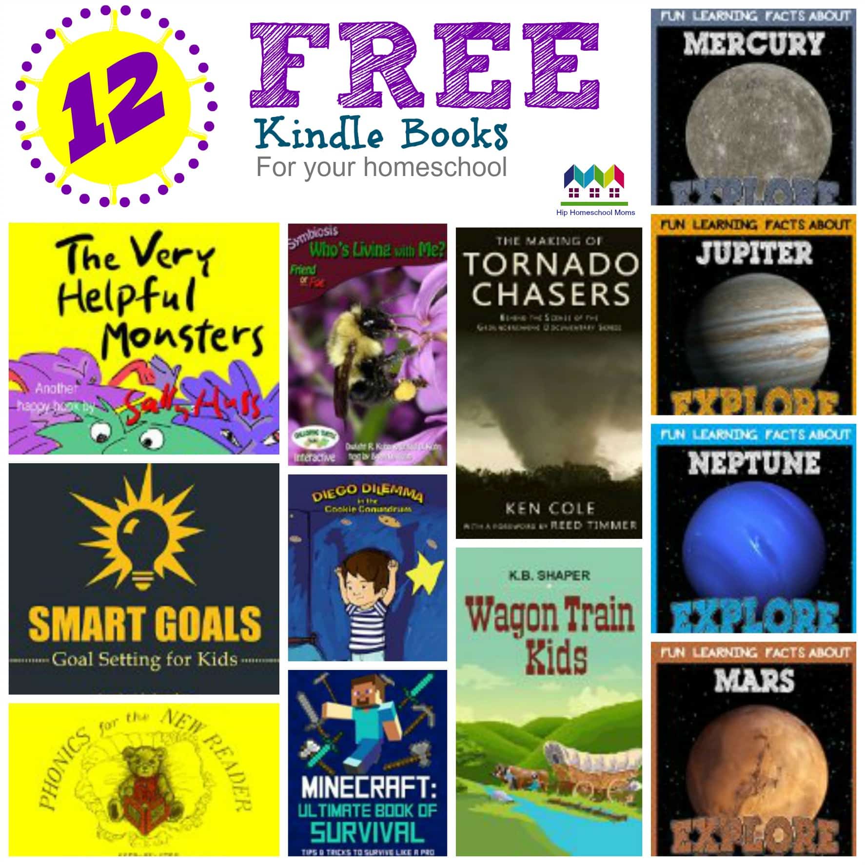12 Free Kindle Books for your Homeschool