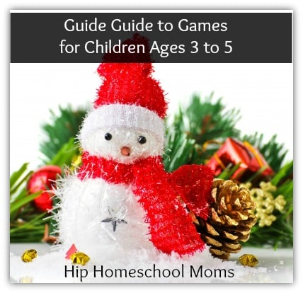 HHM Gift Guide to Games for Children Ages 3 to 5 Pinnable Image