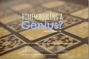 Homeschooling a Genius?
