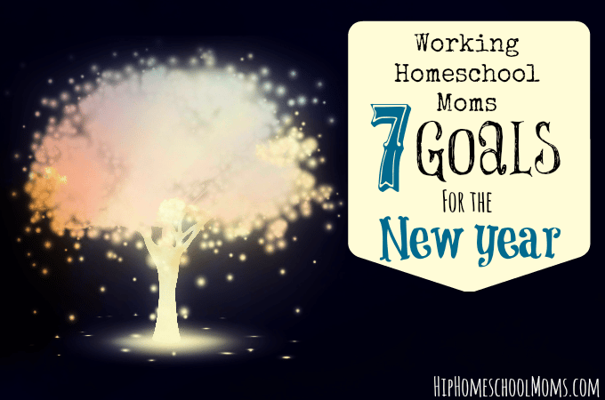 Working Homeschool Moms - 7 Goals for the New Year