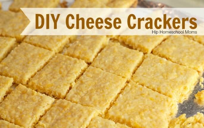 diy cheese crackers