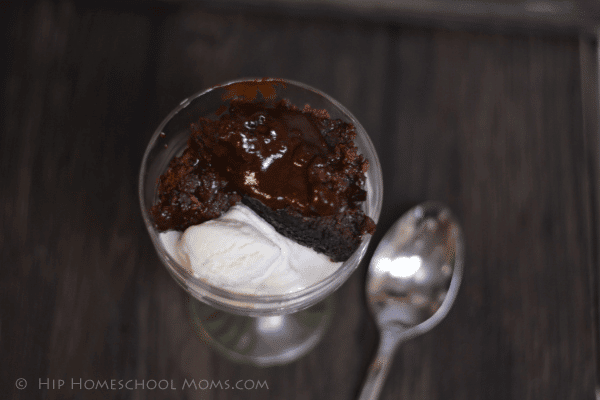Mississippi Mud Slow Cooker Cake from Hip Homeschool Moms