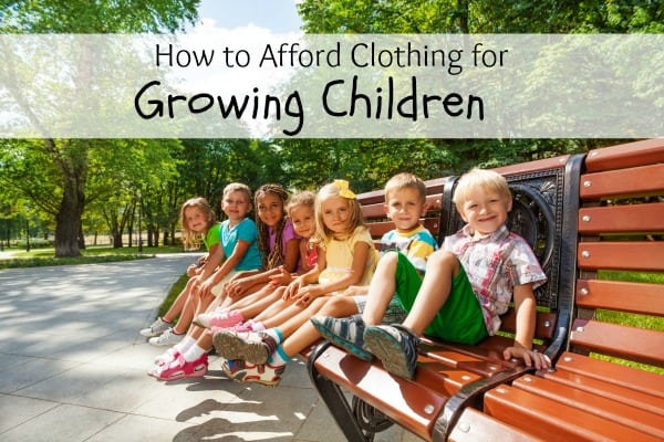 How to Afford Clothing for Growing Children
