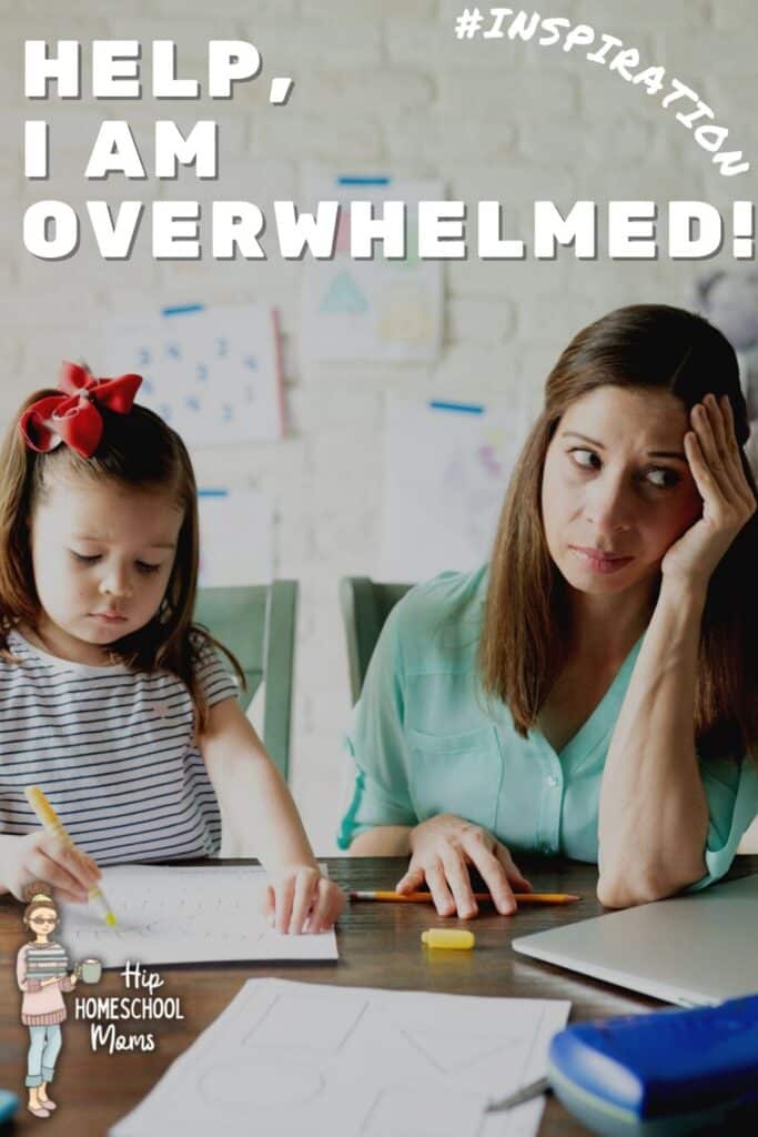 How do you relieve some of the stress when you're overwhelmed with the homeschool life? Here are a few helpful tips and reminders for you!