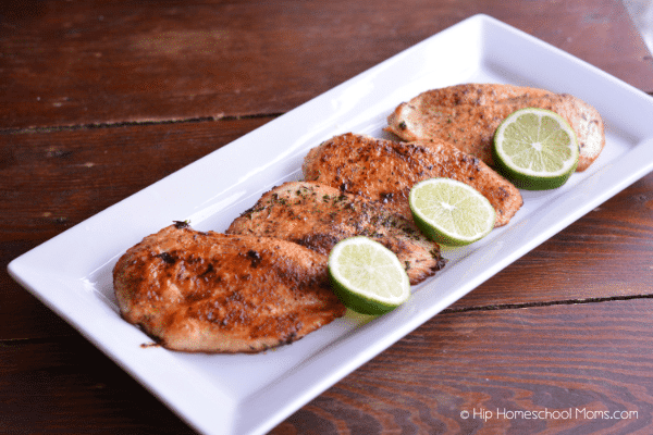 Spiced Lime Chicken from Hip Homeschool Moms 1