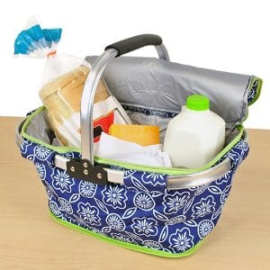 insulated picnic basket