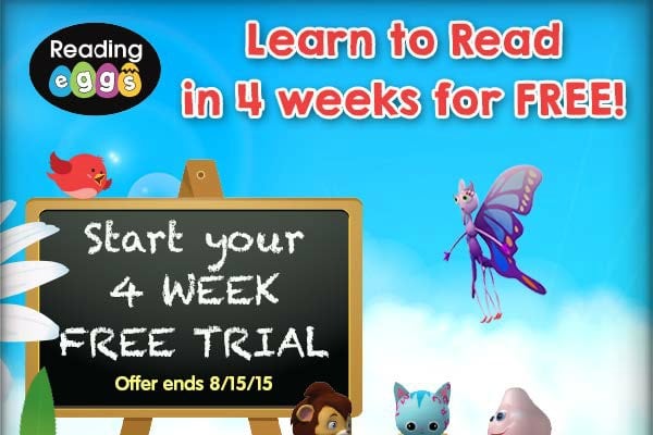 Reading Eggs FREE 4 Week Trial