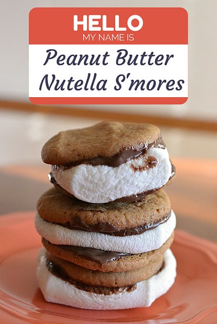 Smore Recipes: Peanut Butter Nutella S'mores
