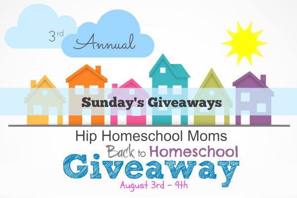 Sunday’s Sponsors for 2015 Back to Homeschool Giveaway {CLOSED}