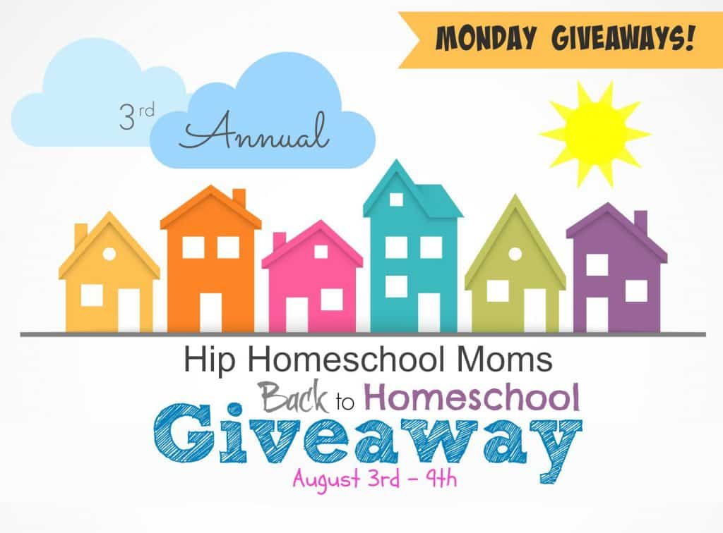 3rd annual back to homeschool giveaway Monday