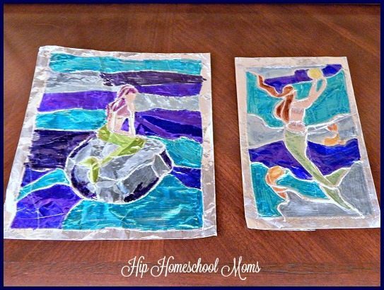 Tin Foil Craft - The Activity Mom