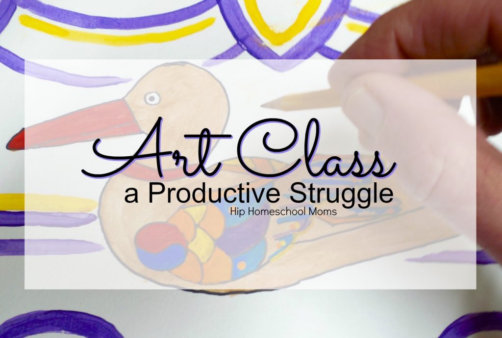 Art Class a productive struggle