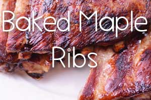 Baked Maple Ribs
