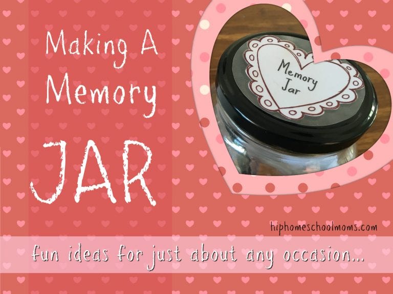 Making a Memory Jar
