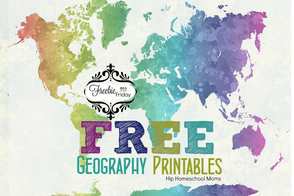 Learning Geography with Free Printables