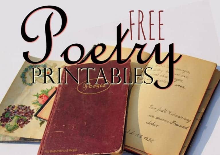 Free Poetry Printables