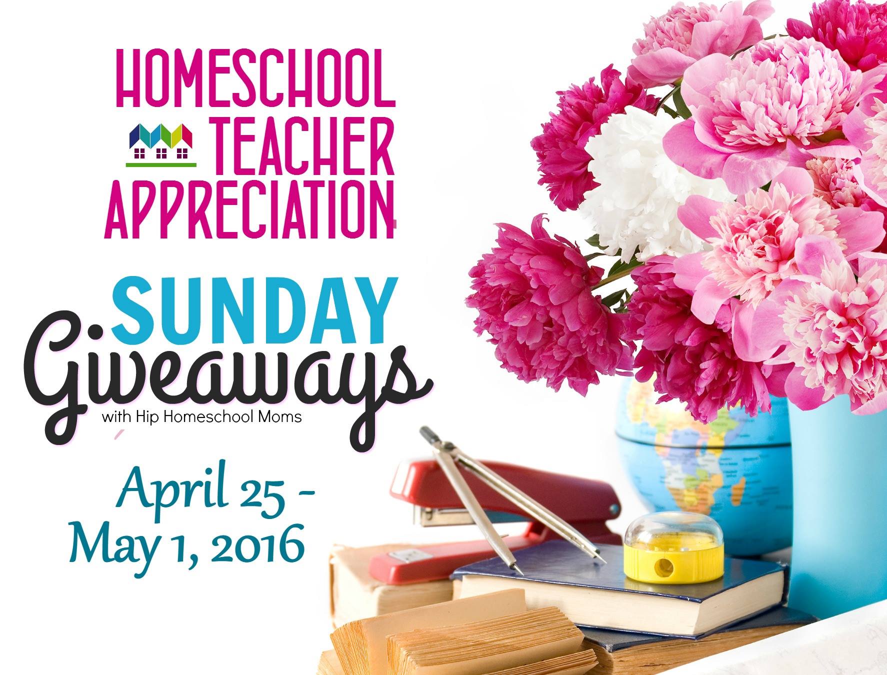 Sunday’s Giveaways for Homeschool Teacher Appreciation Week