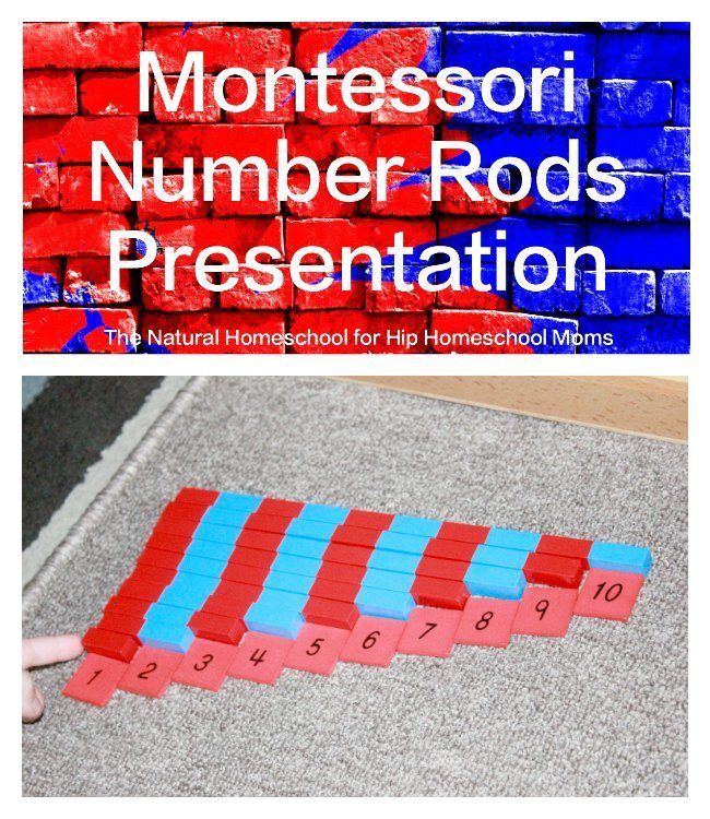 Montessori Number Rods Presentation {Free Printable}