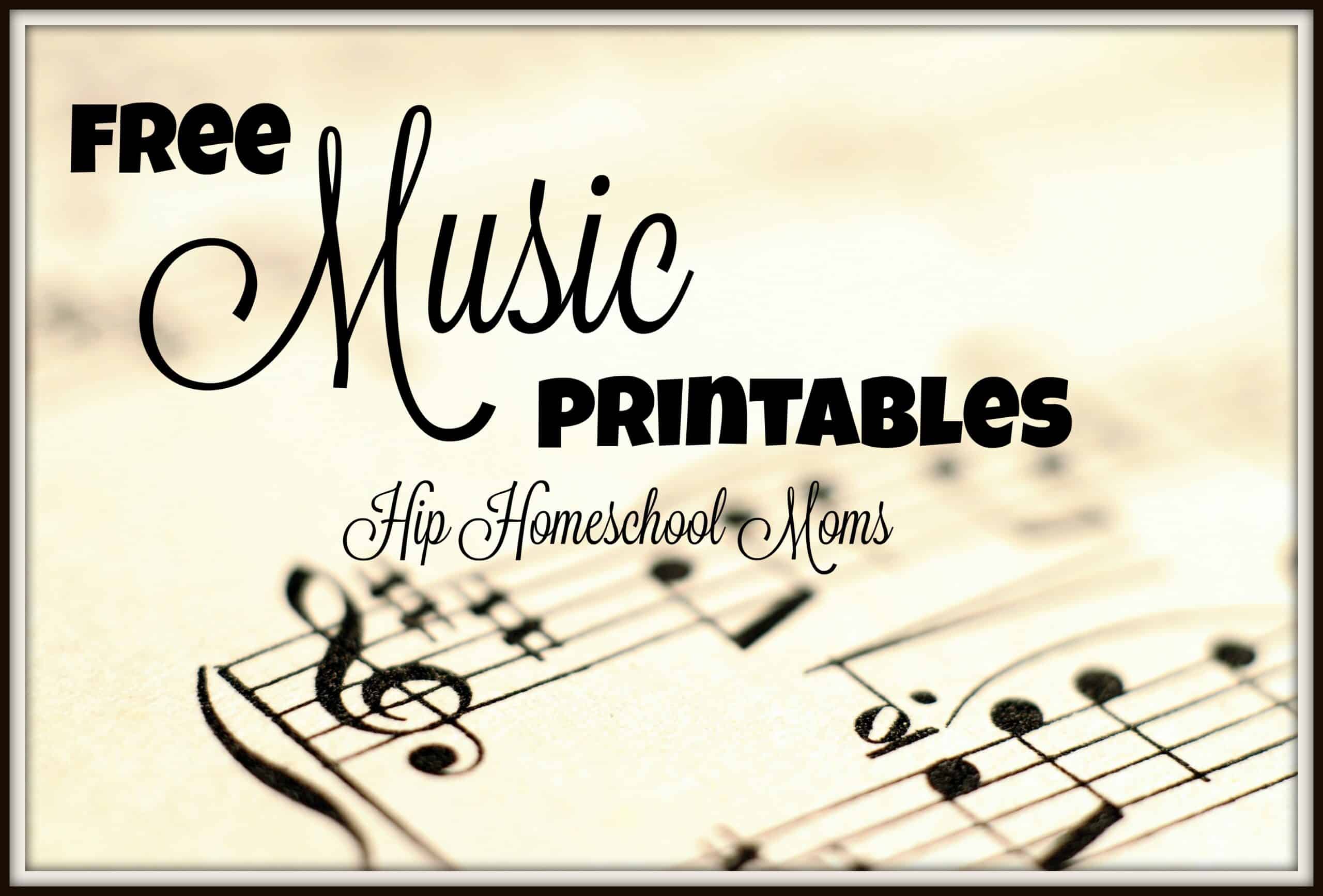 Music Related Printables