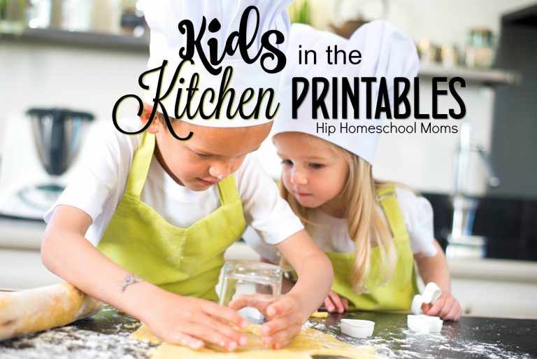 Kids in the Kitchen Printables