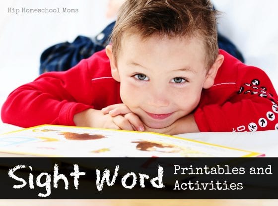 Sight Word Printables and Activities - Hip Homeschool Moms